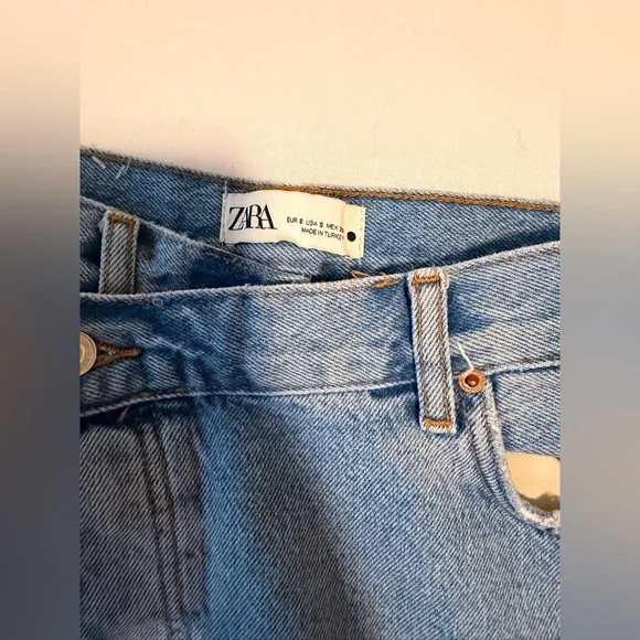 Zara Blue Denim Maxi Skirt - Picture 2 of 2